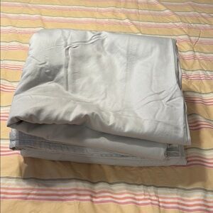 Liz Claiborne Light Blue Green Comforter King Sheet Set
